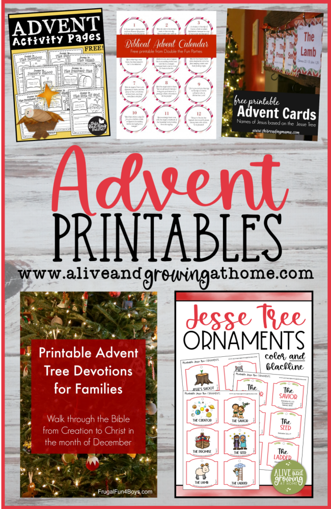 FREE Advent Printables - This Reading Mama