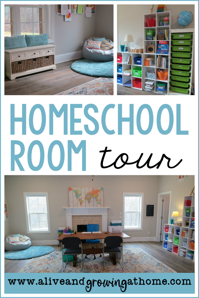 Our Homeschool Room Tour - Alive and Growing @ Home