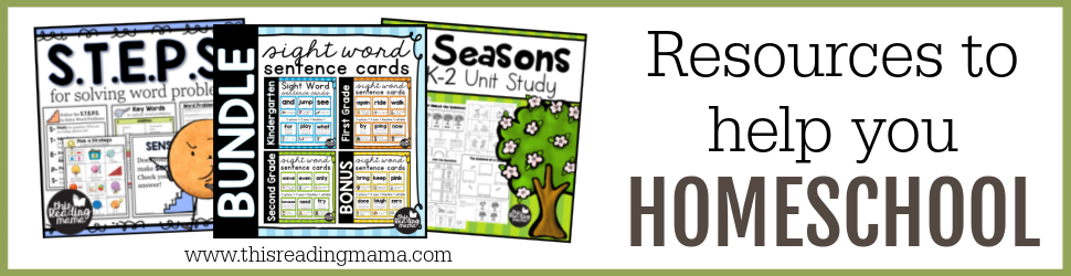 Resources to Help you Homeschool