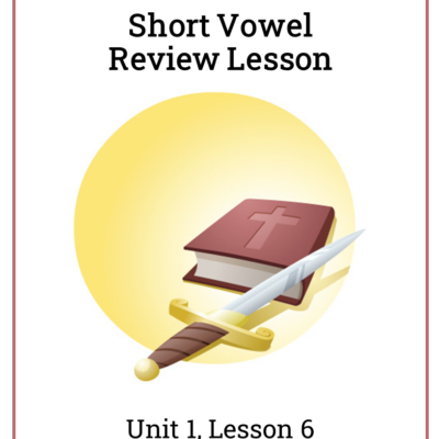 Short Vowel Bible Activities