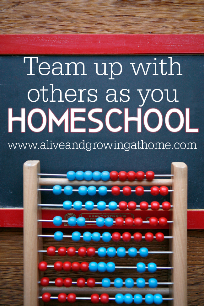 Team Up with Others to Homeschool - Alive and Growing @ Home