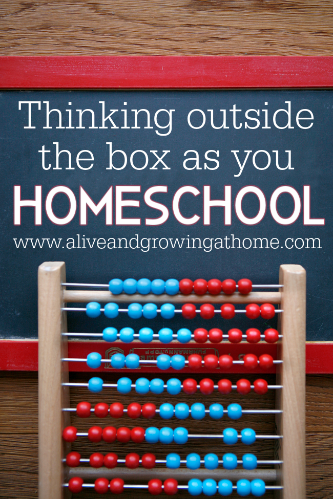 Be Creative as You Homeschool - Alive and Growing at Home
