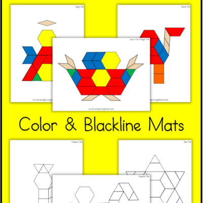 Nativity Pattern Block Mats