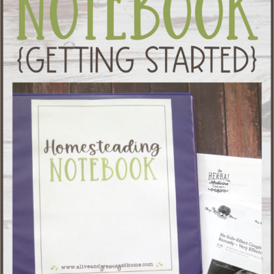 Keeping a Homesteading Notebook