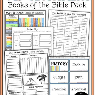 Old Testament Books Printable Pack