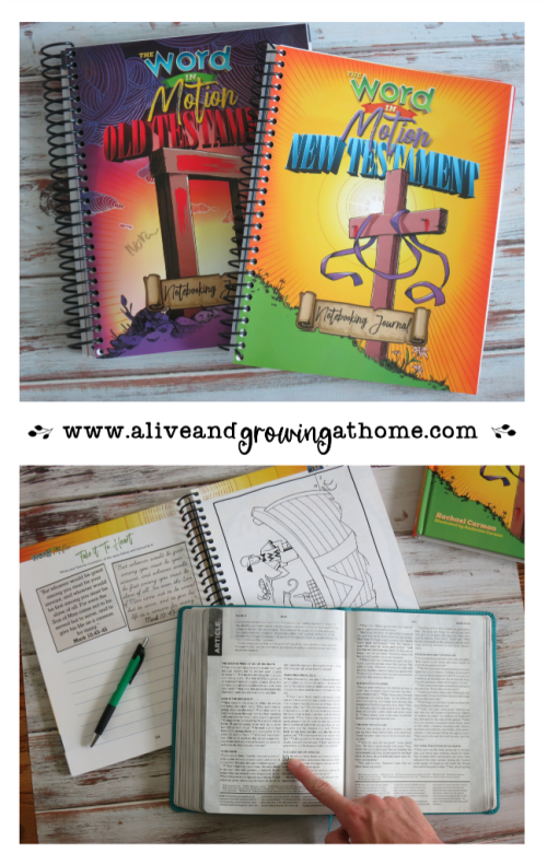 Apologia Bible Curriculum Review - a glance at the notebook