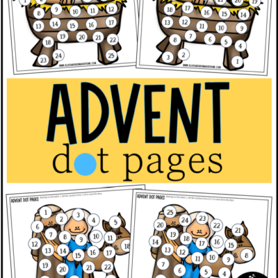 Advent Dot Pages {FREE}