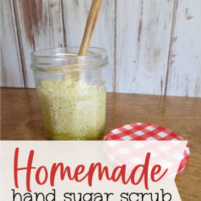 Homemade Hand Sugar Scrub